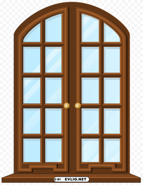 brown window Free PNG images with alpha channel