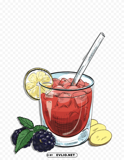 cocktail PNG Image with Transparent Background Isolation