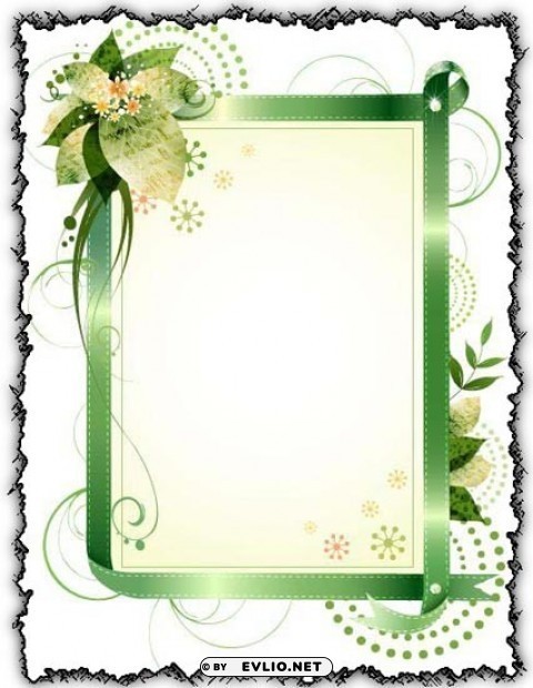 floral-frames-vectors PNG Isolated Design Element with Clarity