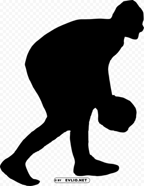 football player silhouette Transparent PNG images collection