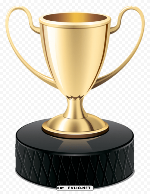 gold cup trophy PNG artwork with transparency