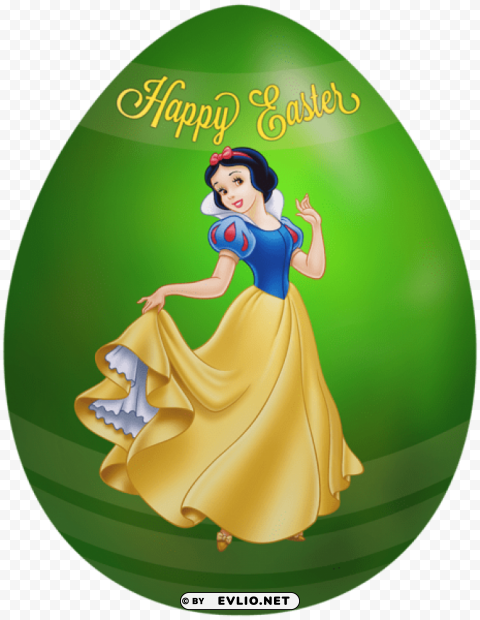 kids easter egg snow white PNG Image Isolated with Transparency