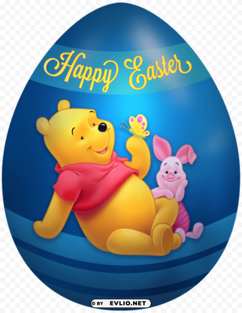 kids easter egg winnie the pooh and piglet PNG free download transparent background
