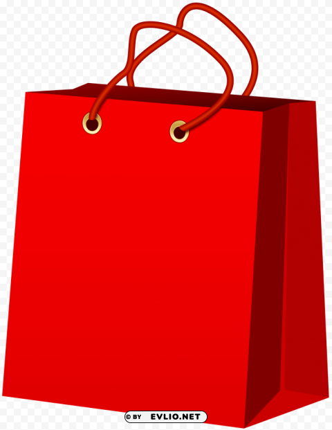 red gift bag PNG images with cutout