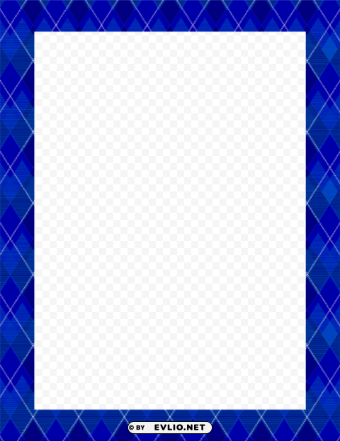 blue border frame pic PNG images with clear background