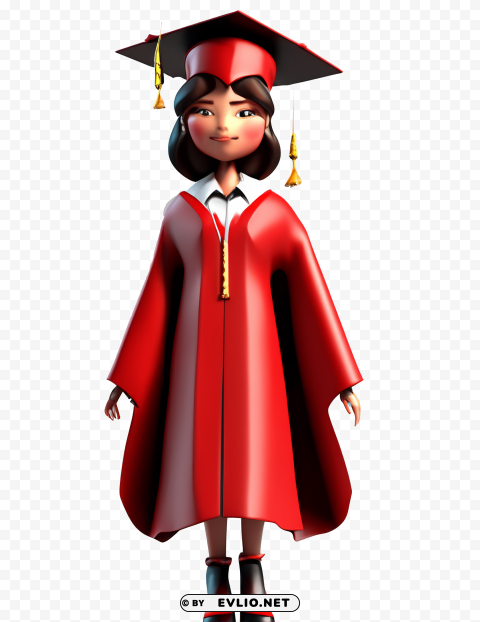 female student PNG with transparent bg