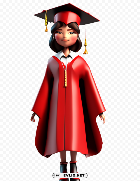 Female Student PNG With Transparent Bg