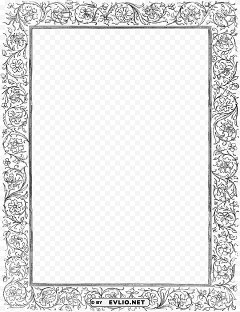 gray border frame PNG Image with Isolated Icon