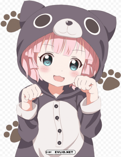 kawaii anime girl PNG photo without watermark PNG transparent with Clear Background ID 62186c14