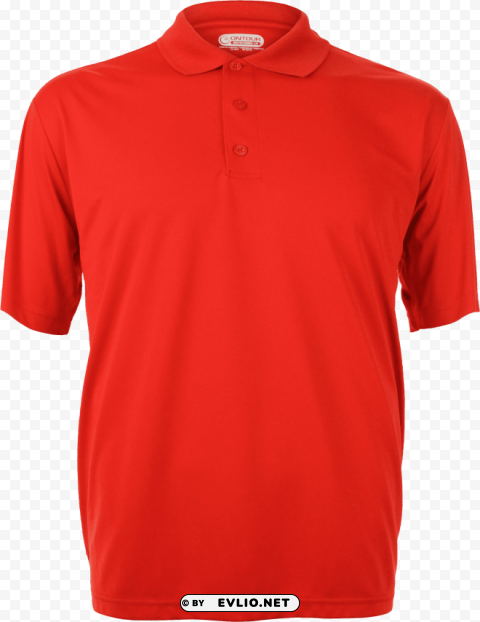 red polo shirt Transparent background PNG photos