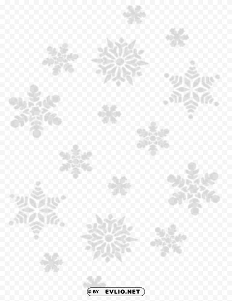 Snowflake Isolated Object with Transparent Background in PNG