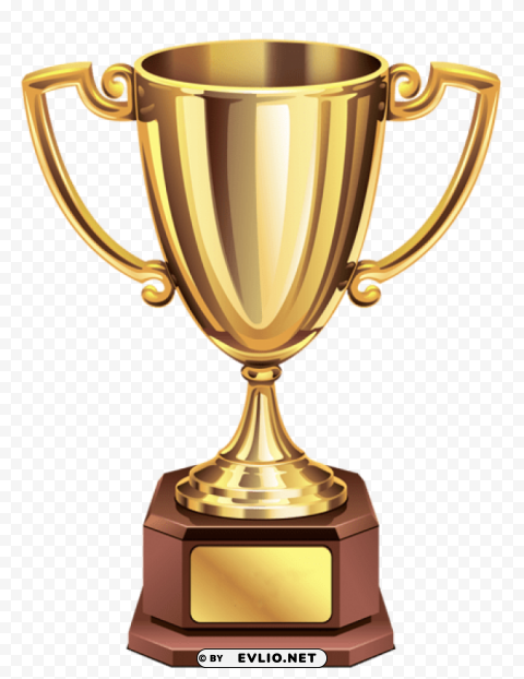 transparent gold cup trophy No-background PNGs