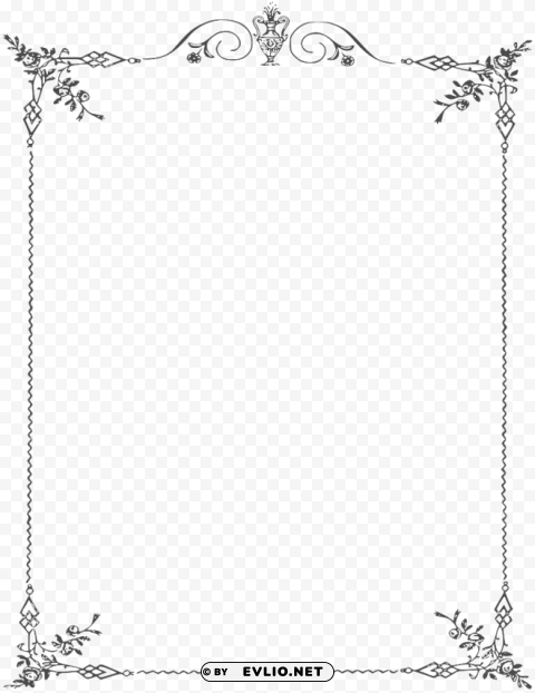 white border frame Clear background PNG graphics