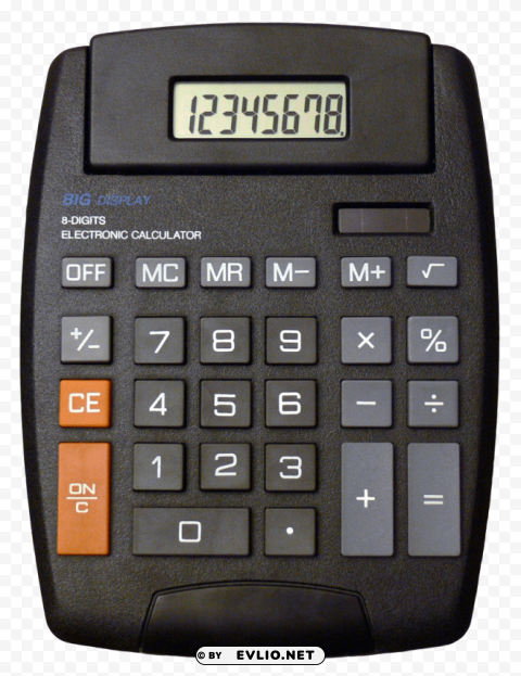 Calculator PNG Graphic with Clear Background Isolation