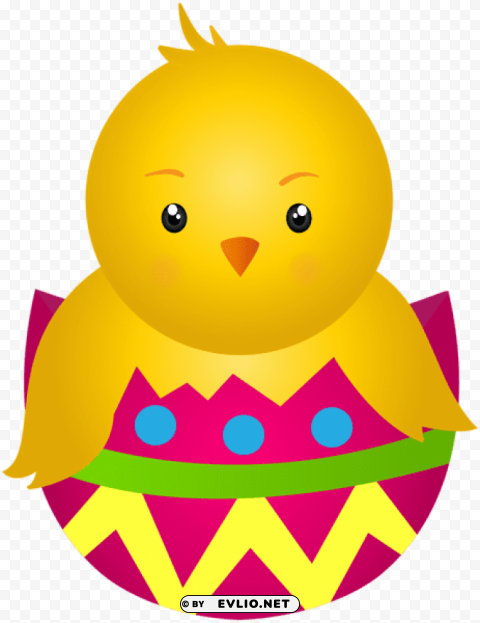 easter chicken with egg PNG with transparent background free