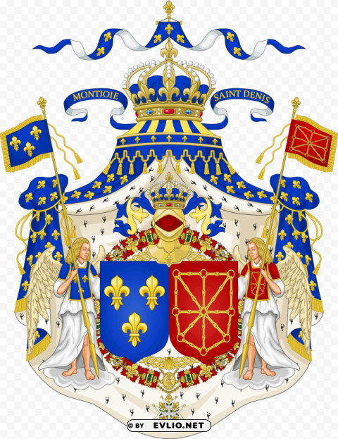 Grand Royal Coat Of Arms Of France PNG Pictures Without Background