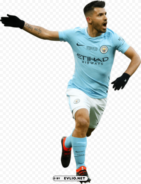sergio aguero Isolated Graphic Element in HighResolution PNG