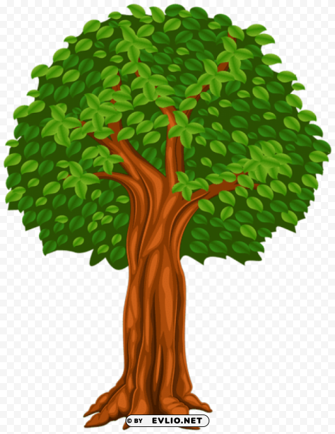 tree cartoon Transparent PNG Image Isolation