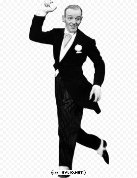 dancer fred astaire front Transparent Background PNG Isolated Character