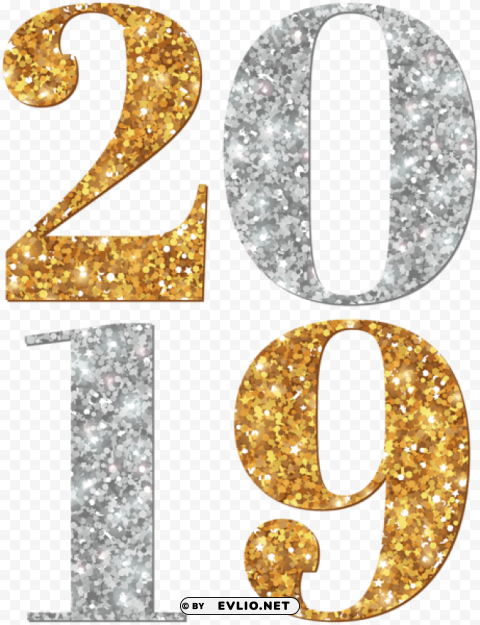 2019 silver gold PNG free download