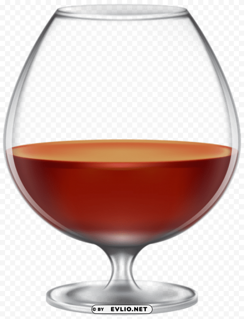 brandy glass PNG Graphic Isolated on Clear Backdrop