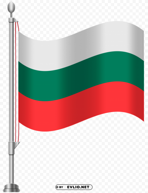 bulgaria flag Transparent PNG Isolated Artwork