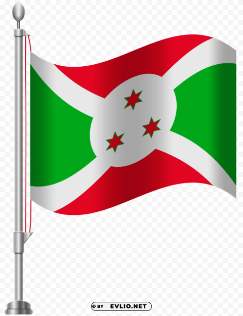 burundi flag Transparent PNG Isolated Element clipart png photo - 49431fad