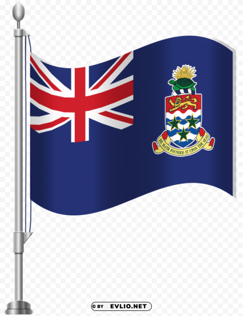 Cayman Islands Flag Isolated Illustration In HighQuality Transparent PNG