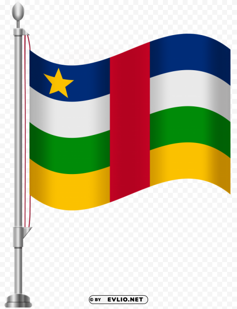 central african republic flag Transparent PNG Isolated Illustrative Element
