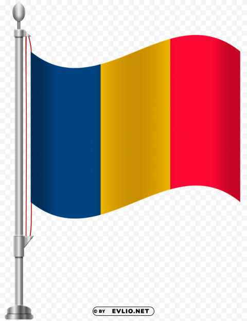 chad flag Transparent PNG Isolated Item clipart png photo - 276fe00a