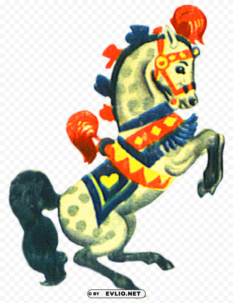 circus horse standing Isolated Graphic with Clear Background PNG