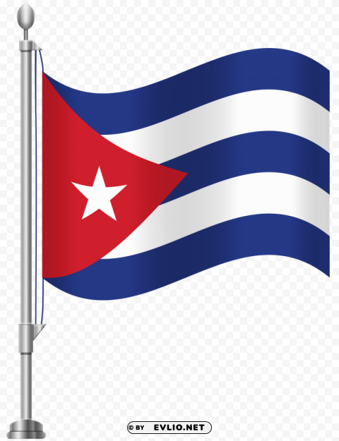 cuba flag Transparent PNG Object with Isolation