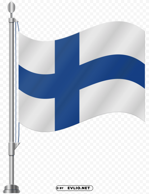 finland flag Clean Background Isolated PNG Icon