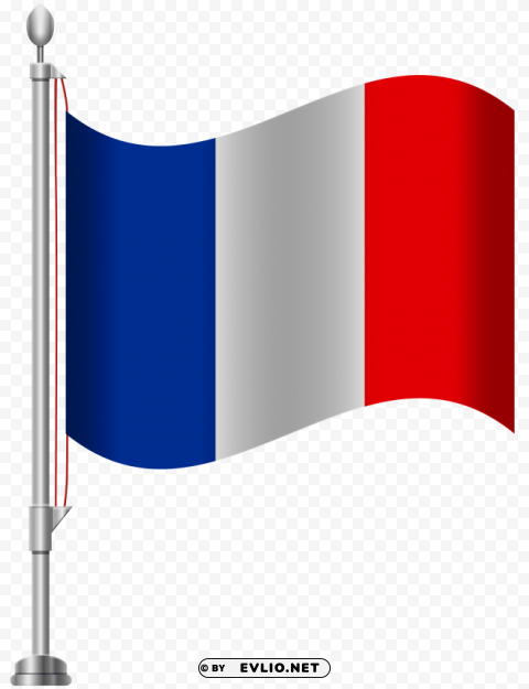 france flag Clean Background Isolated PNG Illustration