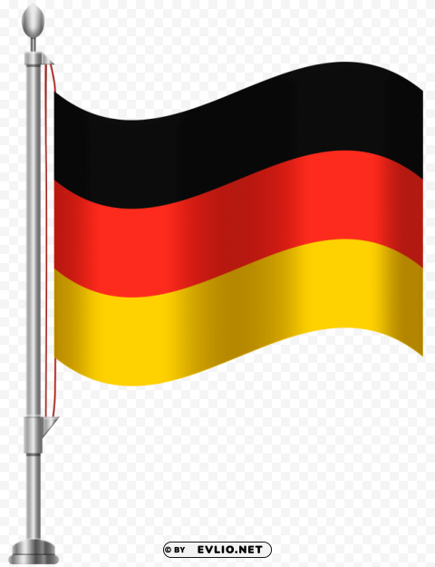 germany flag Clear Background Isolated PNG Graphic