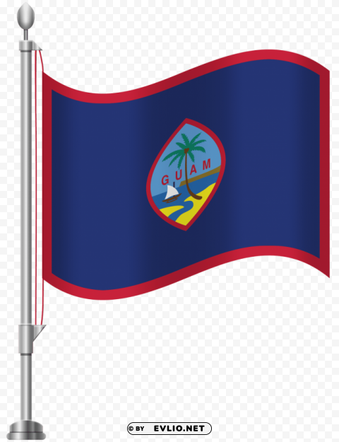 guam flag PNG for presentations