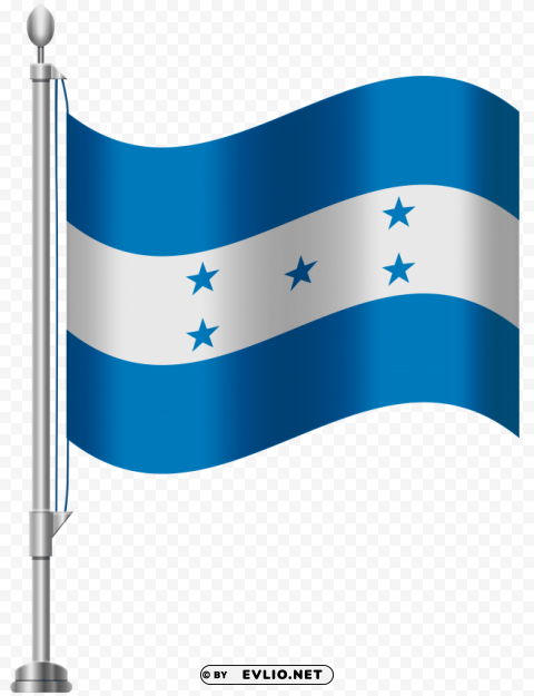 Honduras Flag Clear Background PNG Isolated Design