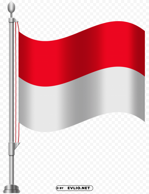 indonesia flag Clear Background PNG Isolated Illustration