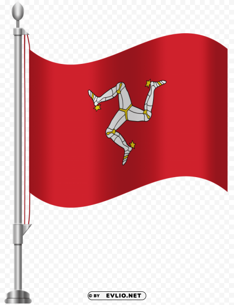 isle of man flag Clear Background PNG with Isolation
