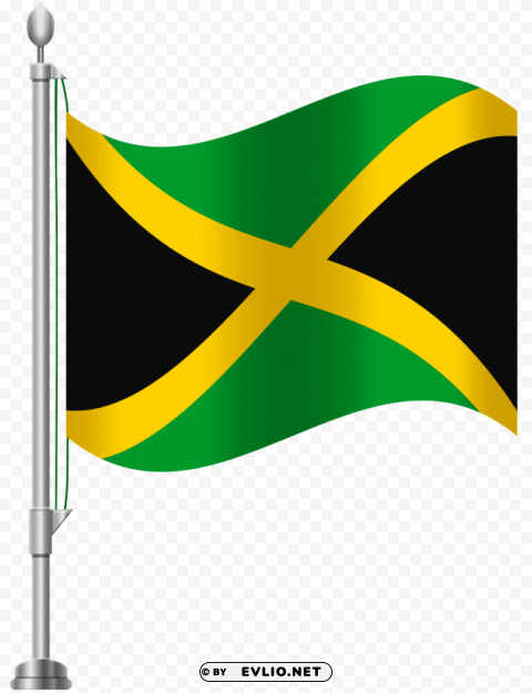 jamaica flag t Isolated Graphic on Clear Background PNG