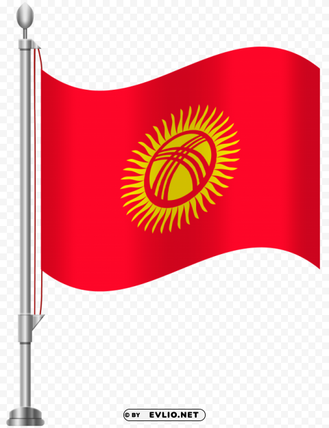 kirgizstan flag Clear PNG image clipart png photo - d7317ed1