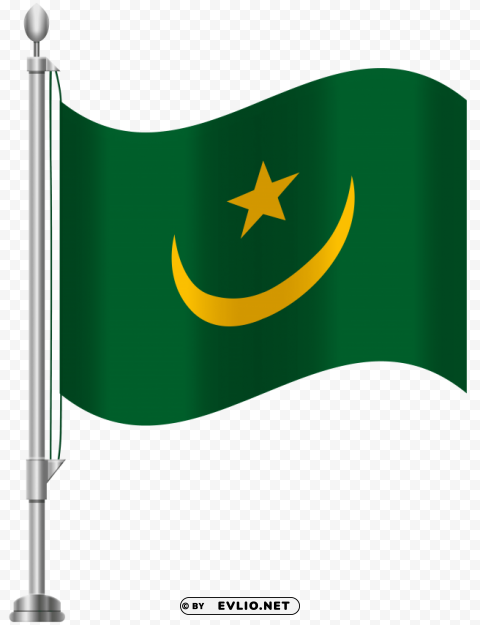 mauritania flag Free PNG clipart png photo - 0a47ca57