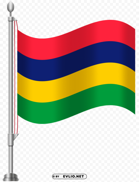 mauritius flag PNG graphics with clear alpha channel broad selection