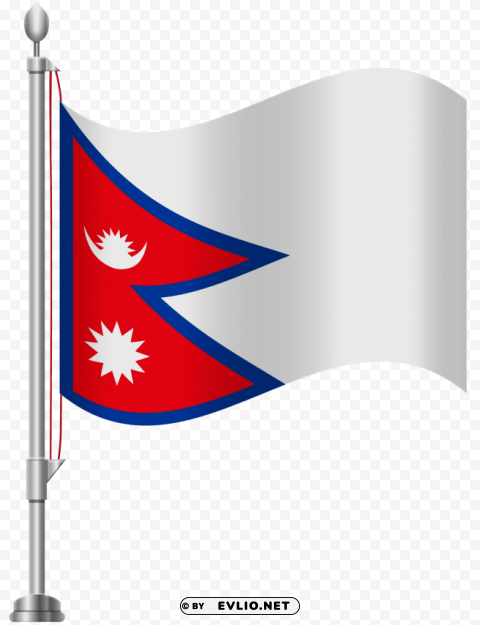 Nepal Flag Isolated Graphic On HighQuality Transparent PNG