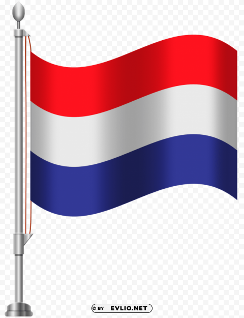netherlands flag PNG Graphic Isolated with Clear Background