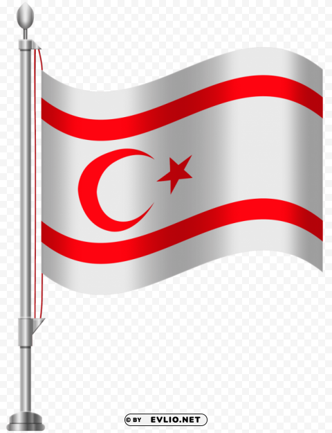 northern cyprus flag PNG clipart with transparent background