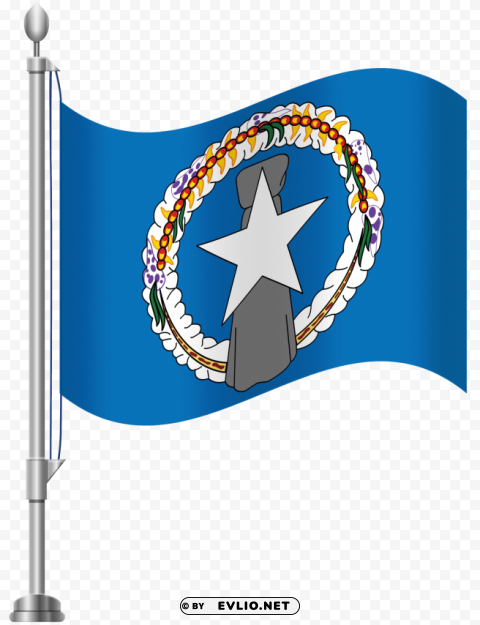 northern mariana islands flag PNG for web design
