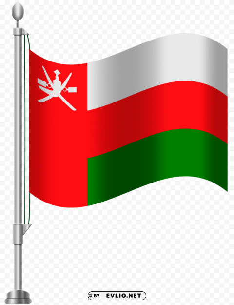 oman flag PNG format with no background