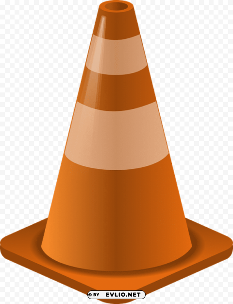 orange cone's PNG files with clear background variety