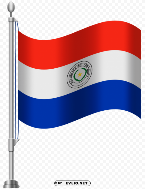 paraguay flag PNG for design